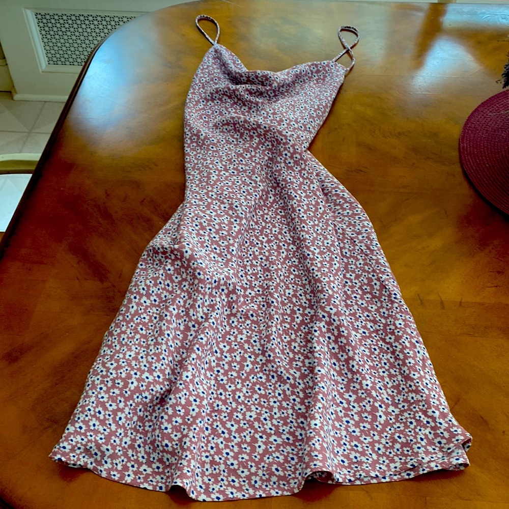 Abercrombie cowl neck slip dress